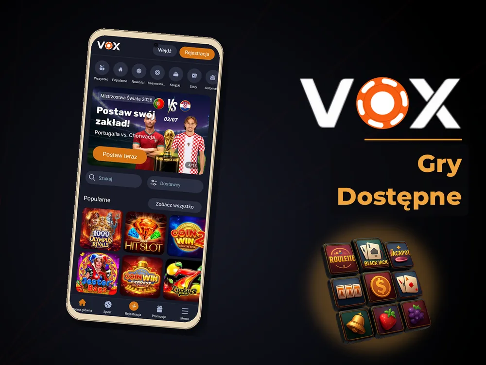 vox casino - Gry Dostępne
