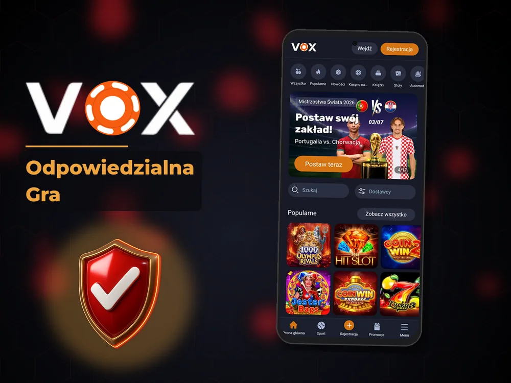 vox casino - Odpowiedzialna Gra