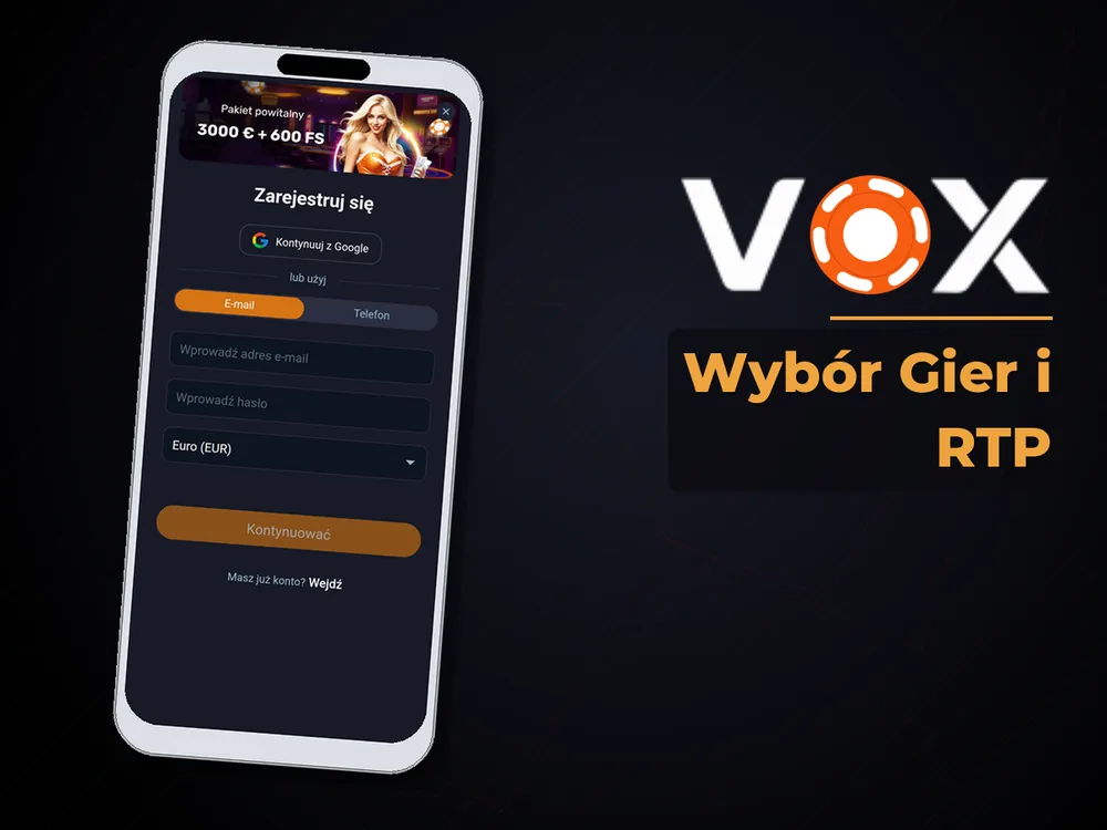 vox casino - Wybór Gier i RTP