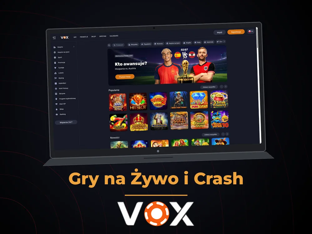 vox casino - Gry na Żywo i Crash