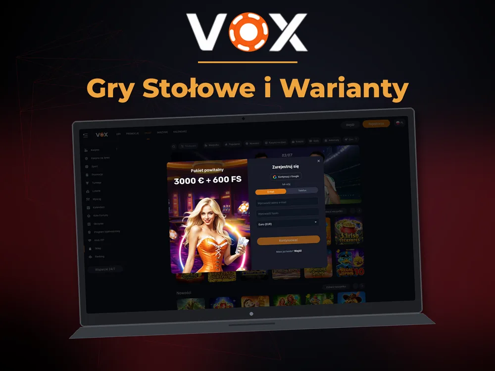 vox casino - Gry Stołowe i Warianty