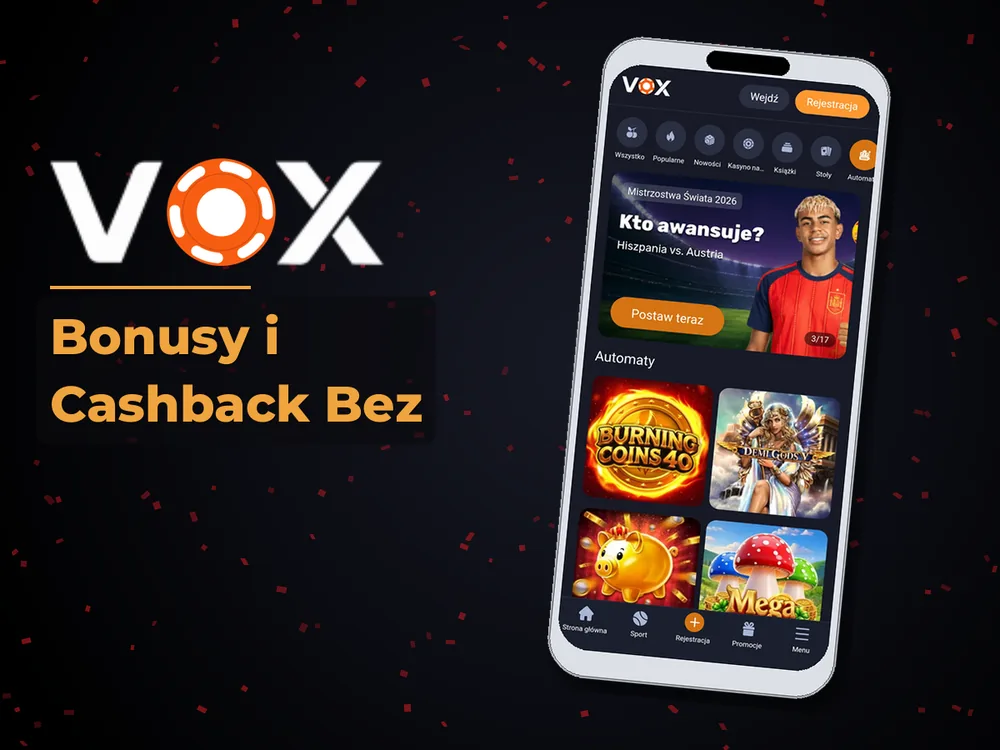 vox casino - Bonusy i Cashback Bez