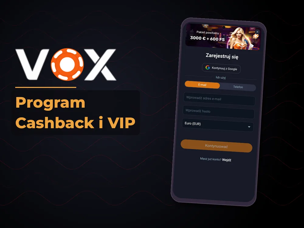 vox casino - Program Cashback i VIP