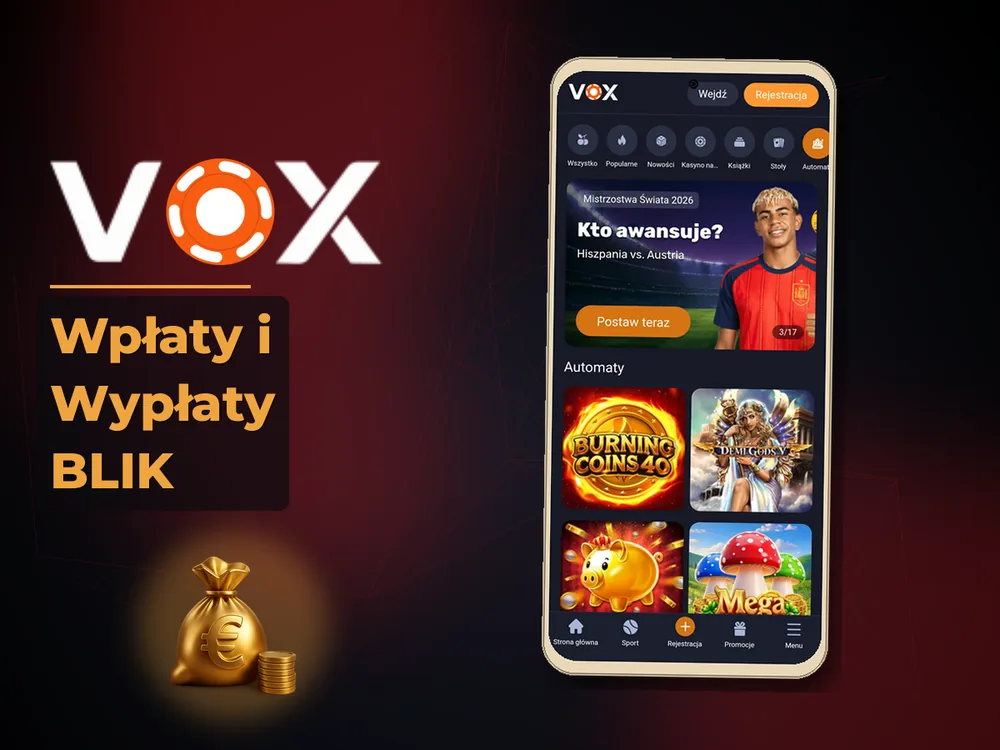 vox casino - Wpłaty i Wypłaty BLIK