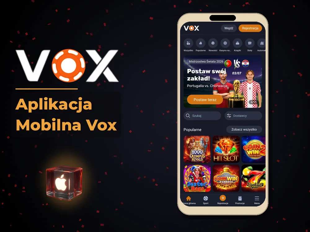 vox casino - Aplikacja Mobilna Vox