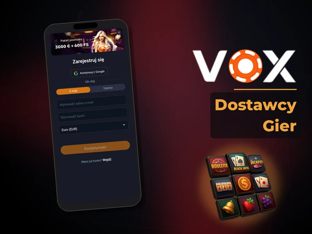 vox casino - Dostawcy Gier