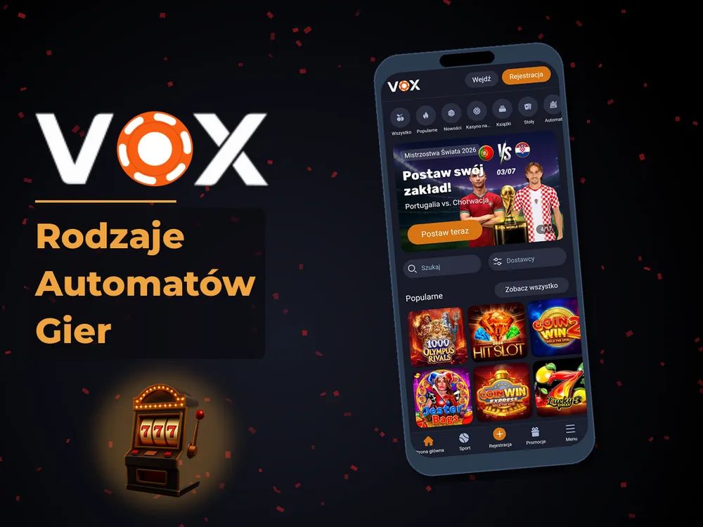 vox casino - Rodzaje Automatów Gier