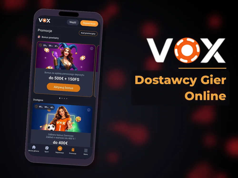 vox casino - Dostawcy Gier Online