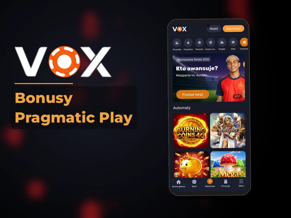 vox casino - Bonusy Pragmatic Play