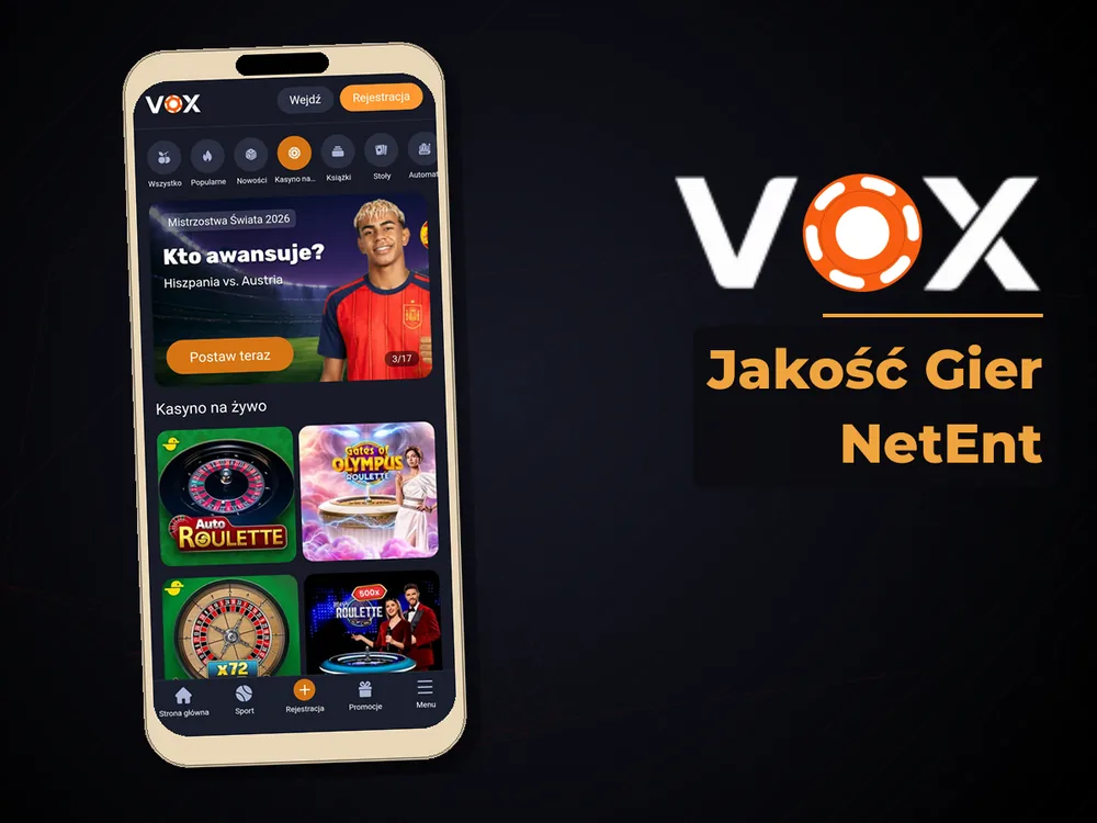 vox casino - Jakość Gier NetEnt