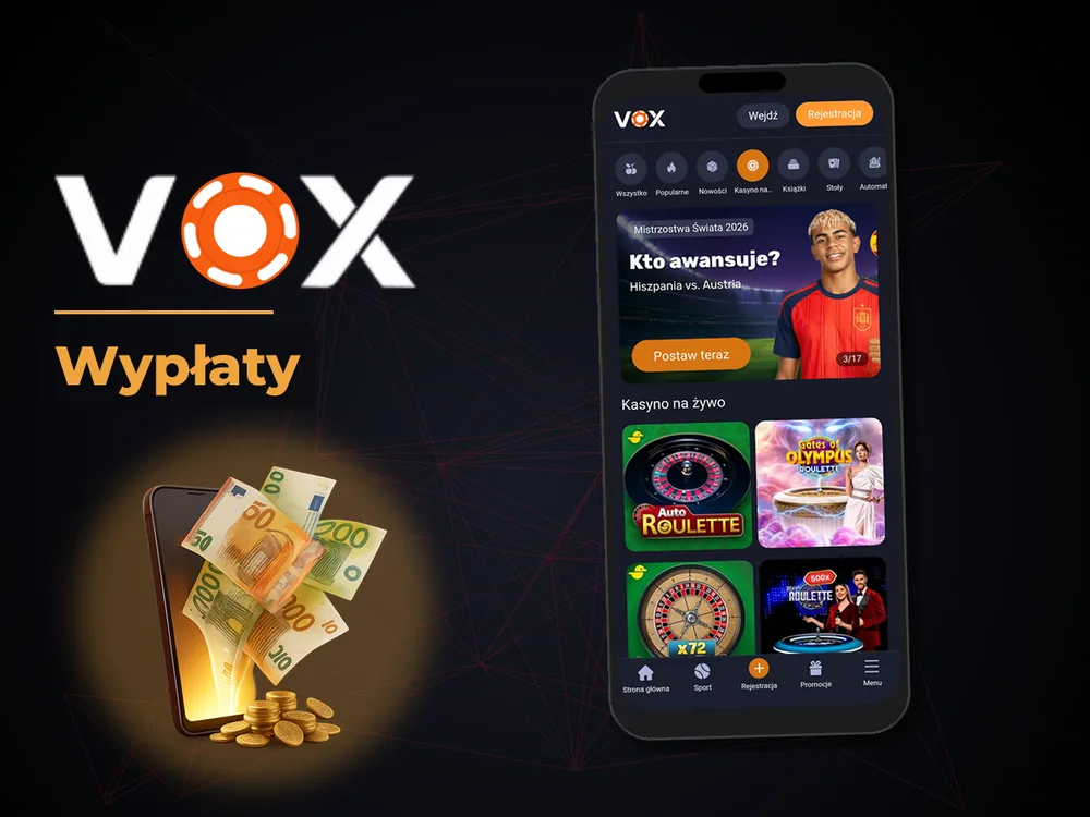 vox casino - Wypłaty