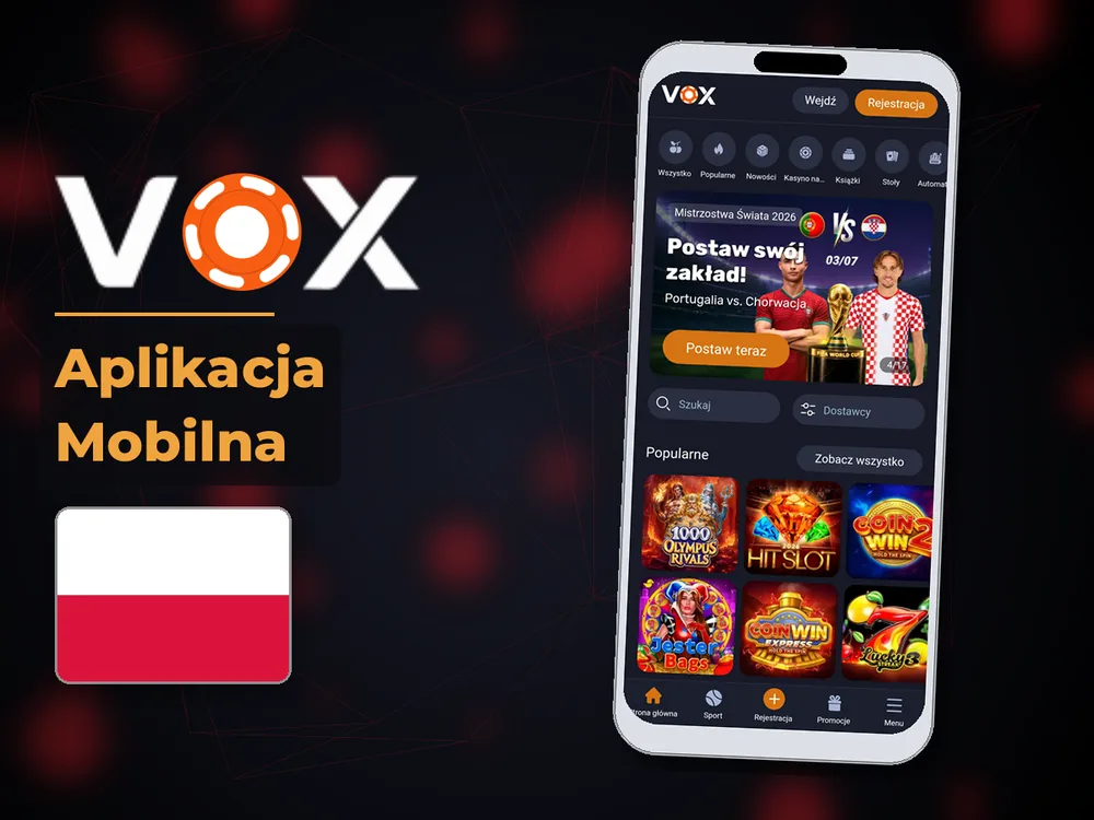 vox casino - Aplikacja Mobilna