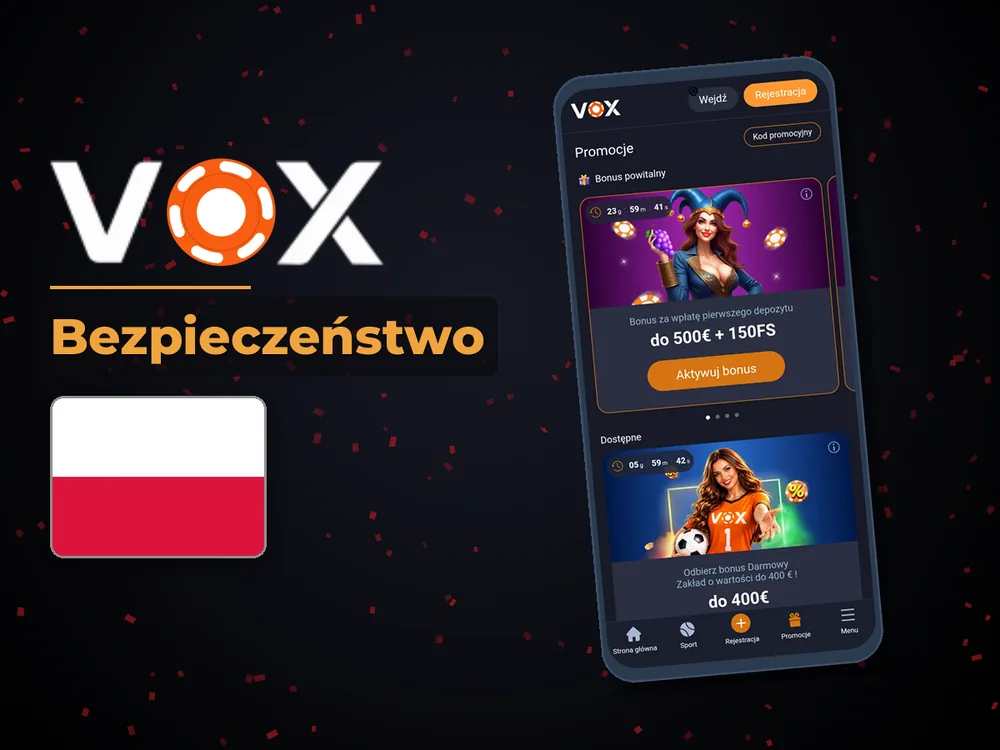 vox casino - Bezpieczeństwo