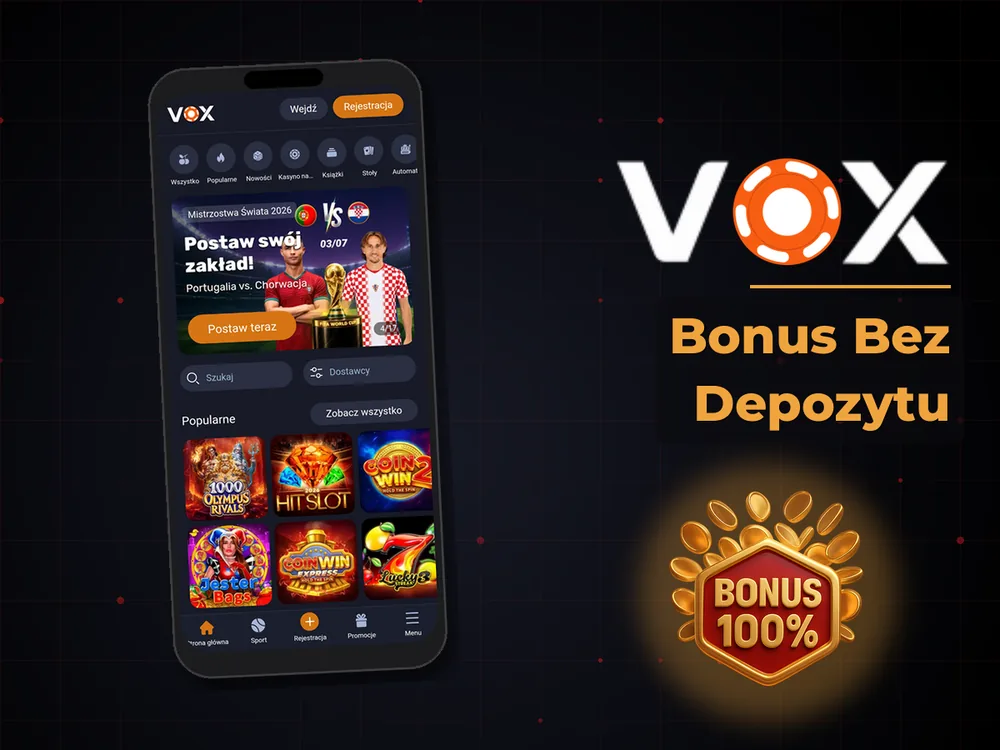 vox casino - Bonus Bez Depozytu