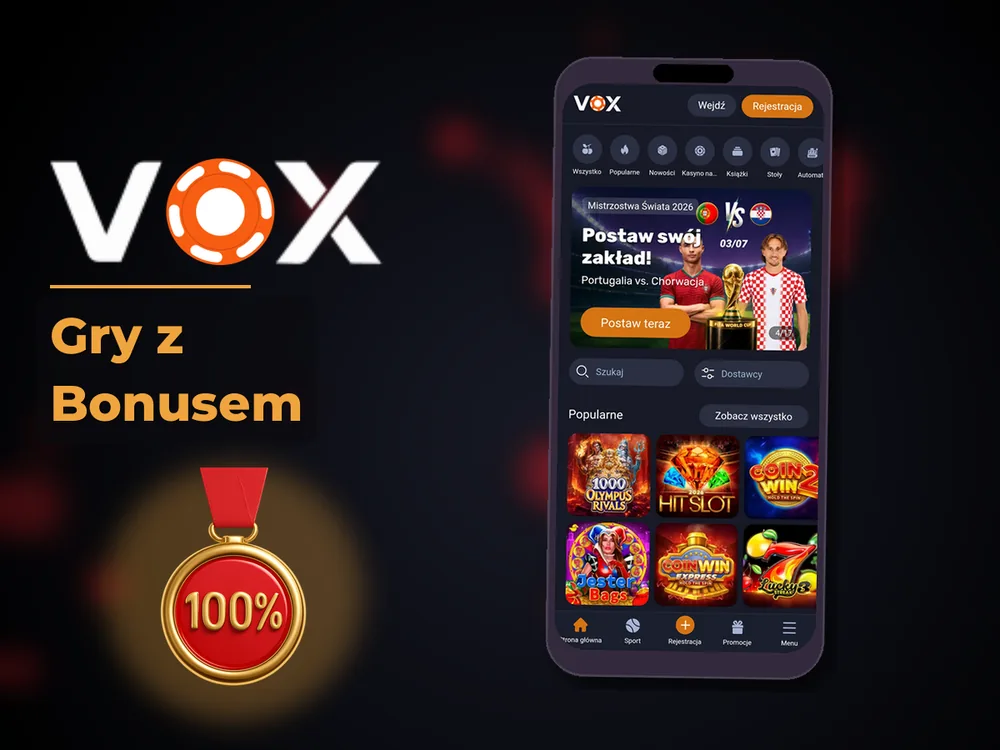 vox casino - Gry z Bonusem