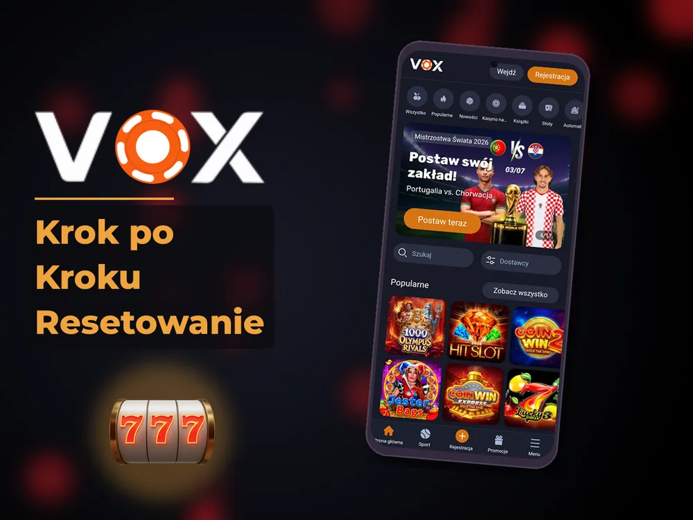vox casino - Krok po Kroku Resetowanie