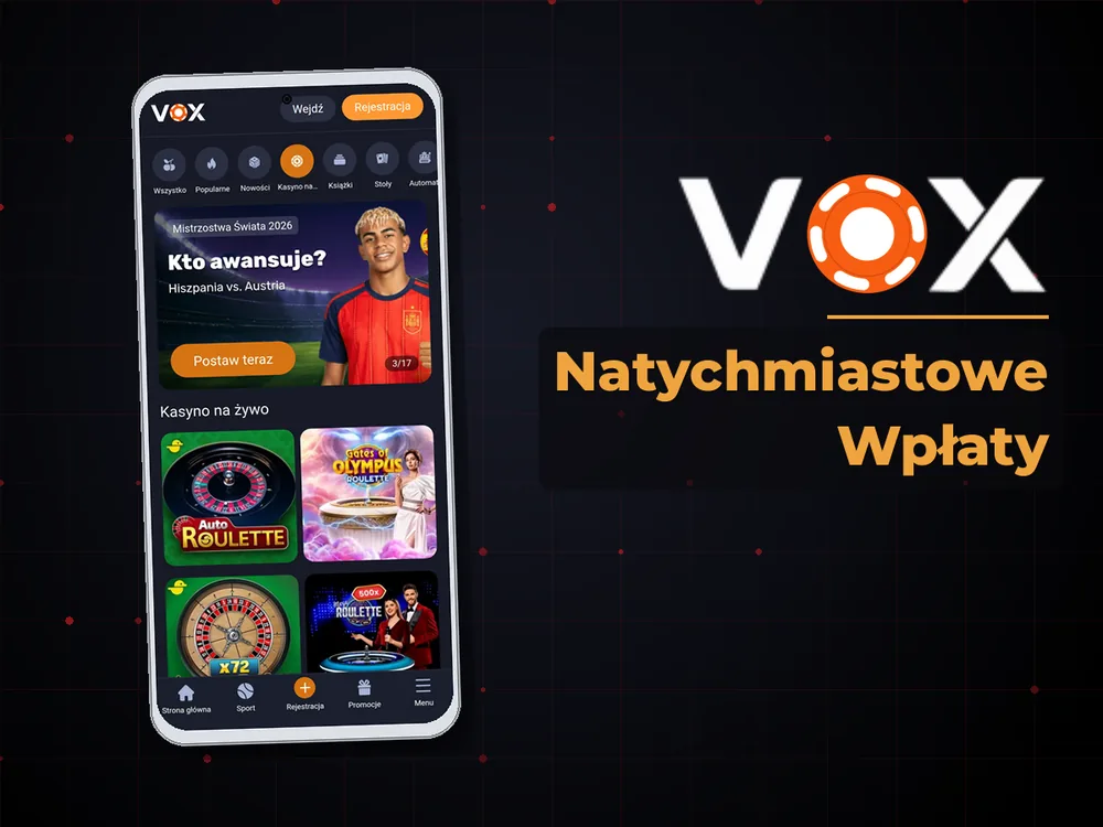vox casino - Natychmiastowe Wpłaty