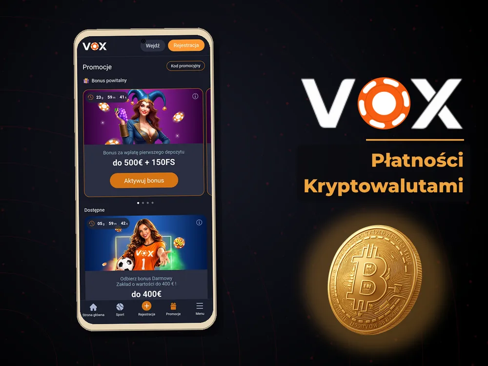 vox casino - Płatności Kryptowalutami