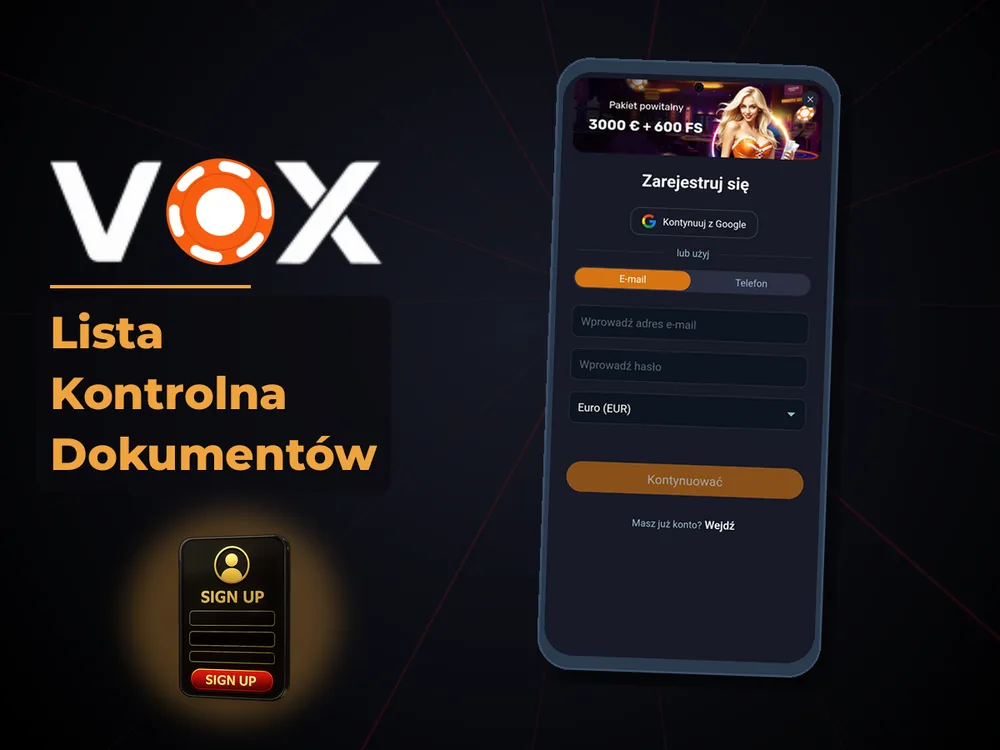 vox casino - Lista Kontrolna Dokumentów