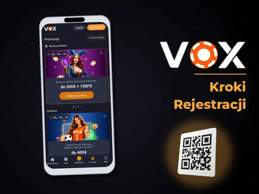 vox casino - Kroki Rejestracji