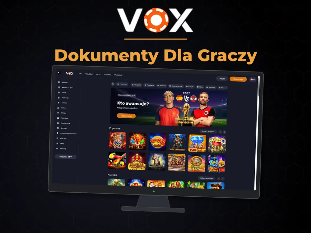 vox casino - Dokumenty Dla Graczy
