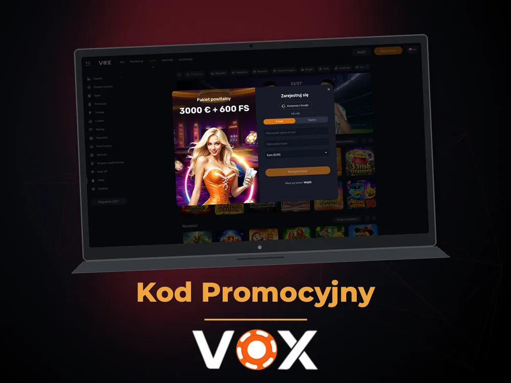 vox casino - Kod Promocyjny