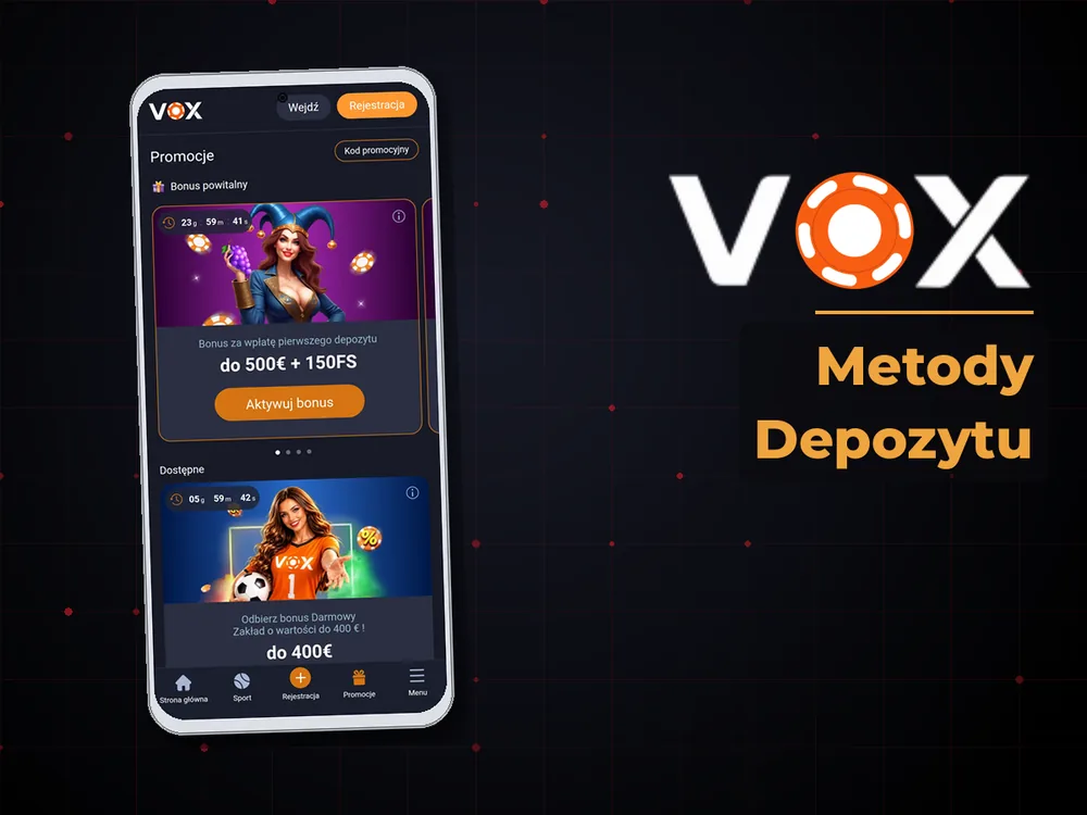 vox casino - Metody Depozytu