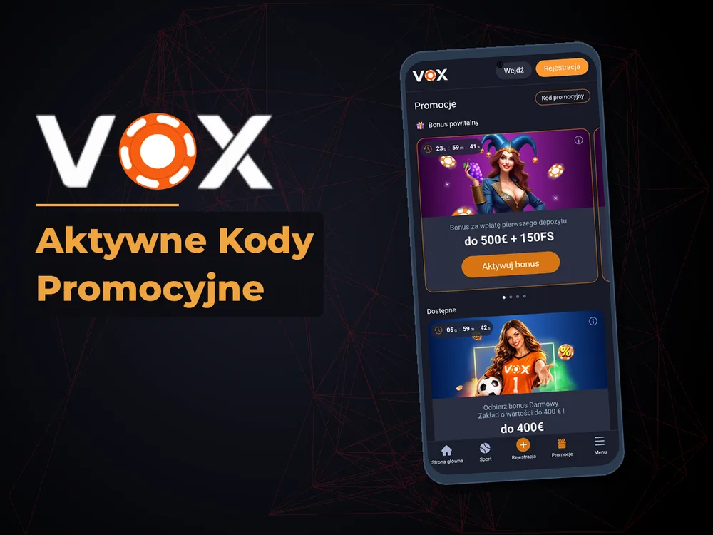 vox casino - Aktywne Kody Promocyjne