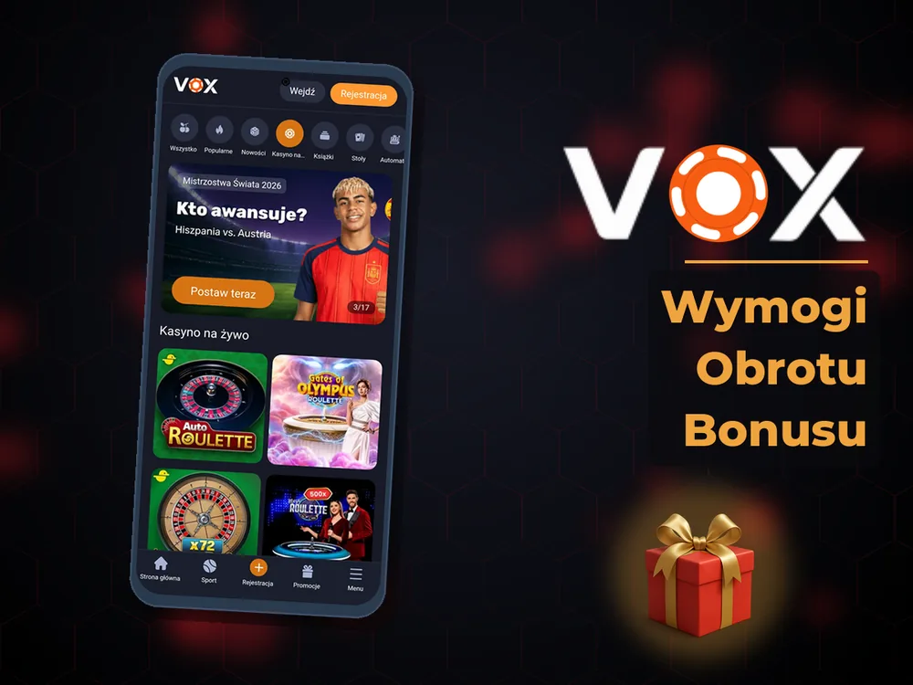 vox casino - Wymogi Obrotu Bonusu