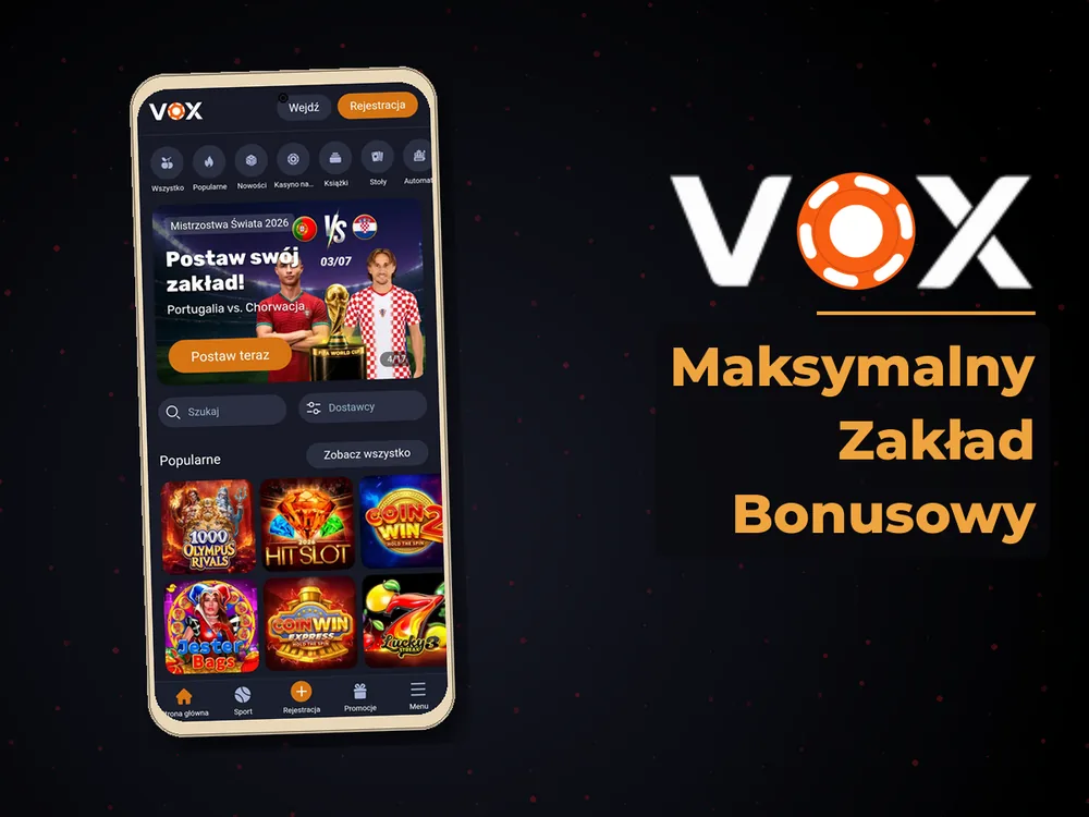 vox casino - Maksymalny Zakład Bonusowy