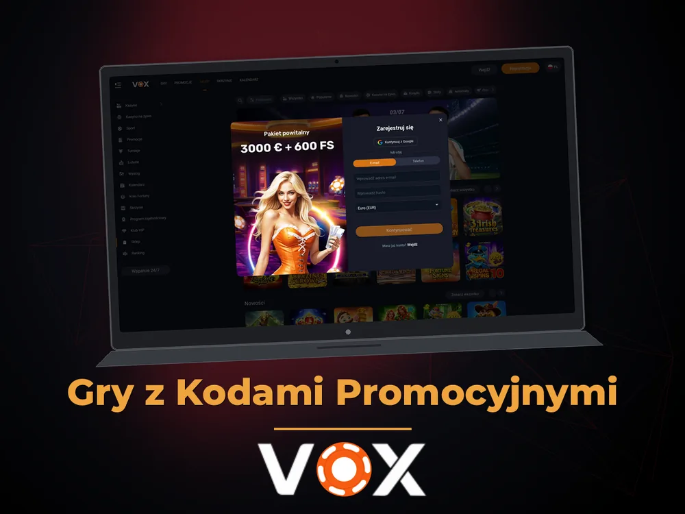 vox casino - Gry z Kodami Promocyjnymi