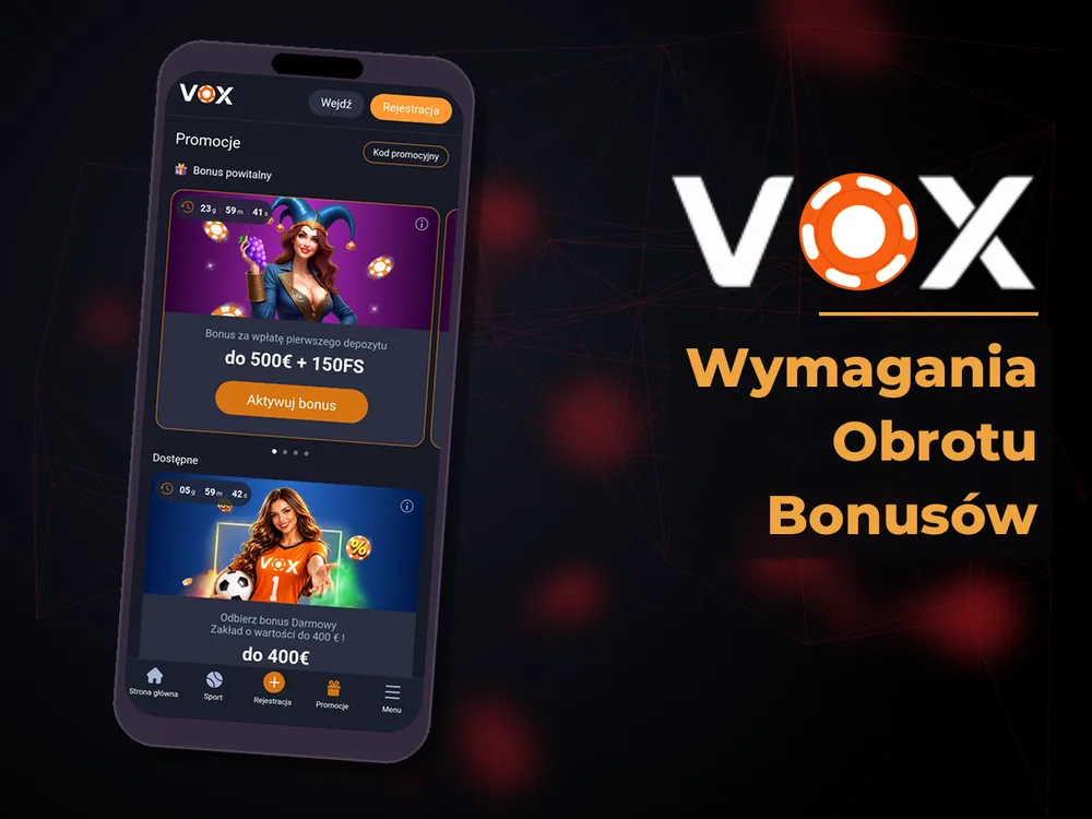 vox casino - Wymagania Obrotu Bonusów
