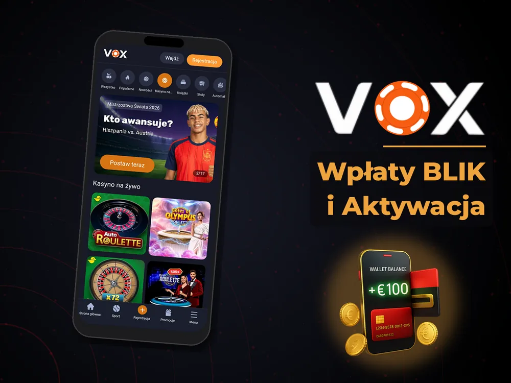 vox casino - Wpłaty BLIK i Aktywacja