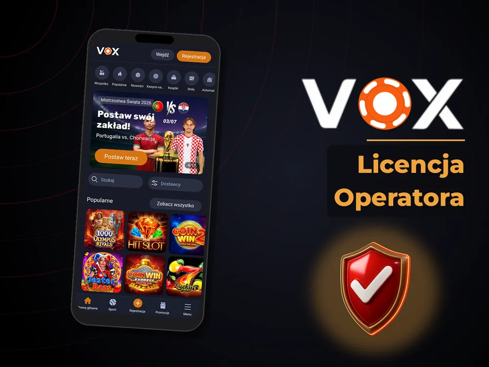 vox casino - Licencja Operatora