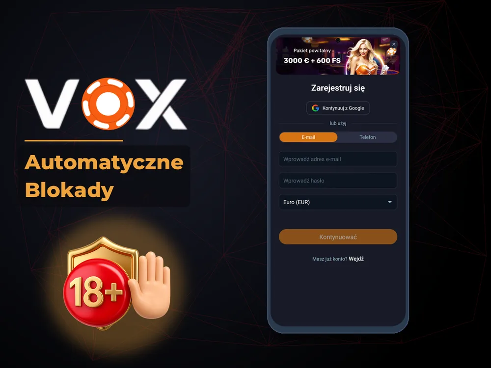 vox casino - Automatyczne Blokady