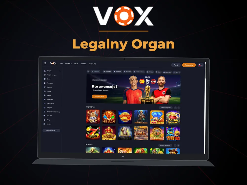 vox casino - Legalny Organ