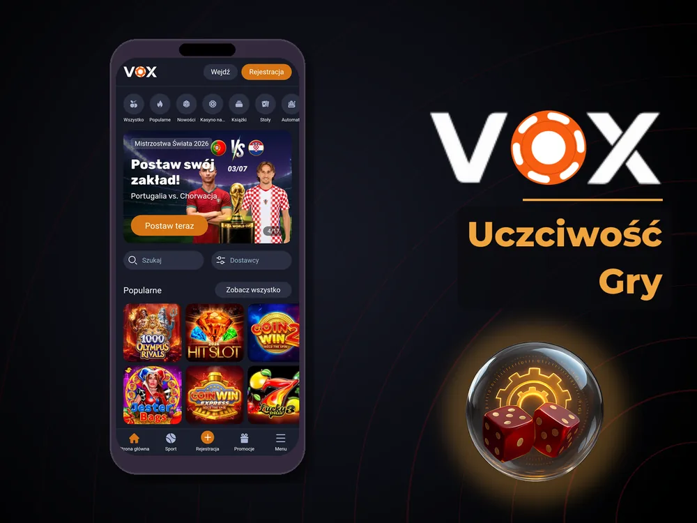 vox casino - Uczciwość Gry