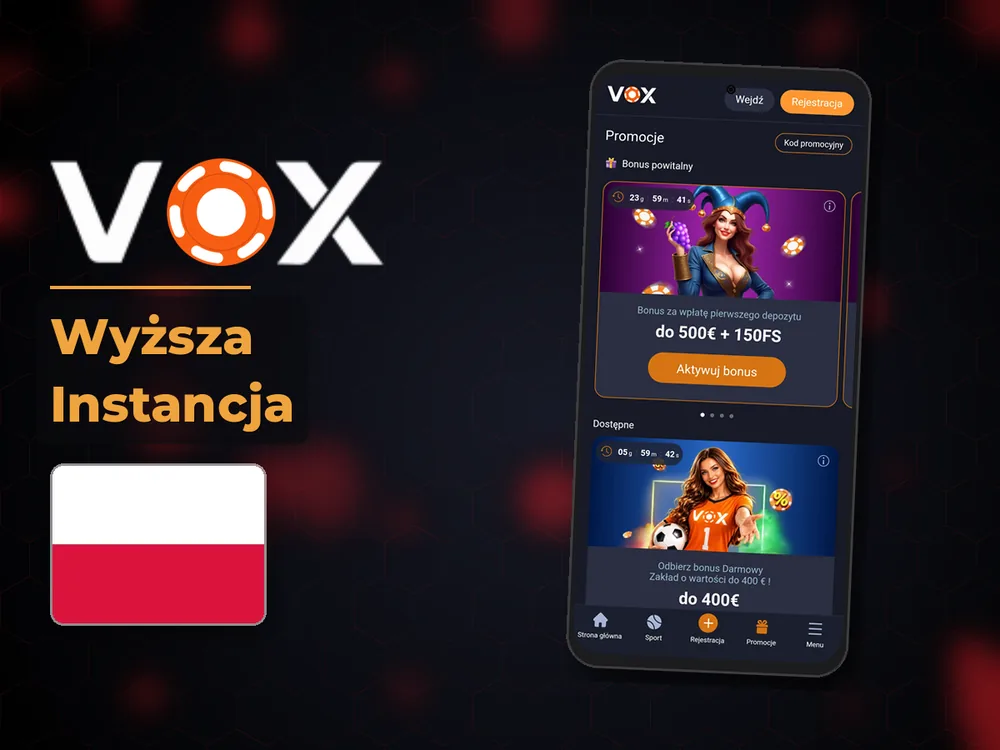 vox casino - Wyższa Instancja